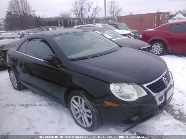 WVWFA71F79V002833 - 2009 VOLKSWAGEN EOS LUX Чорний фото 1
