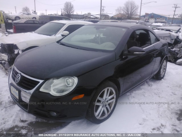WVWFA71F79V002833 - 2009 VOLKSWAGEN EOS LUX Чорний фото 2