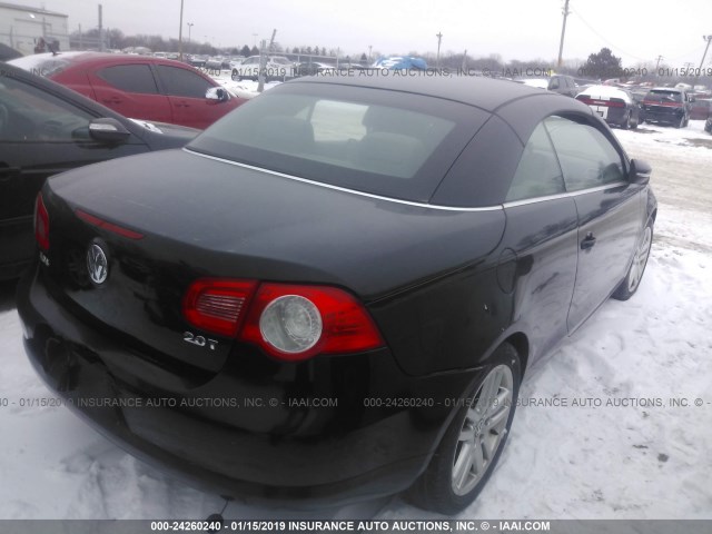 WVWFA71F79V002833 - 2009 VOLKSWAGEN EOS LUX Чорний фото 4