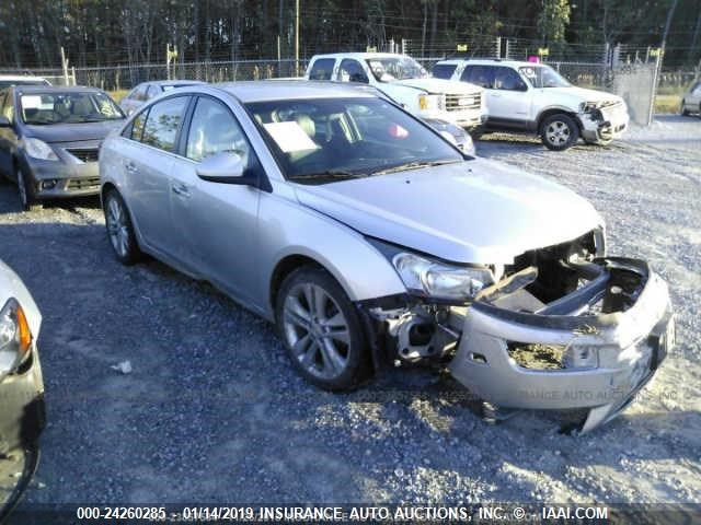 1G1PH5S94B7294151 - 2011 CHEVROLET CRUZE LTZ SILVER photo 1