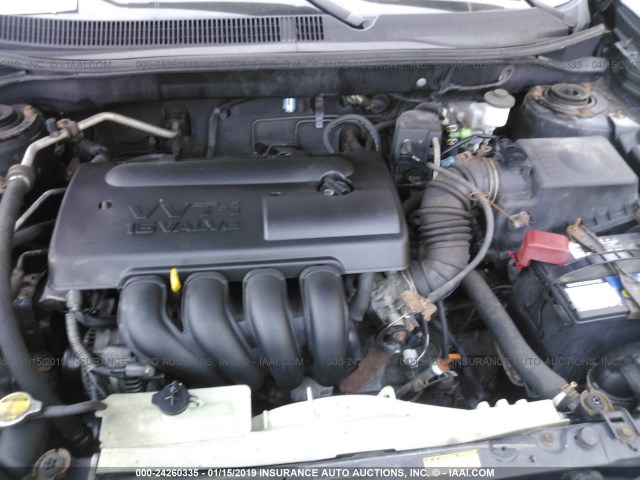 5Y2SL62883Z483257 - 2003 PONTIAC VIBE GRAY photo 10