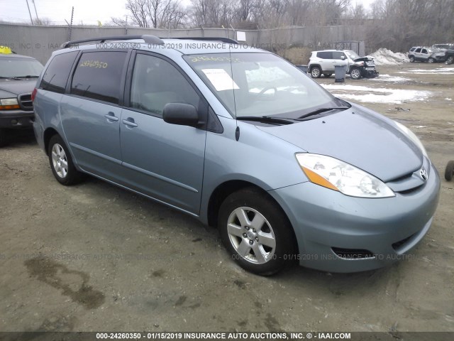 5TDKK4CC7AS314730 - 2010 TOYOTA SIENNA CE/LE Light Blue photo 1