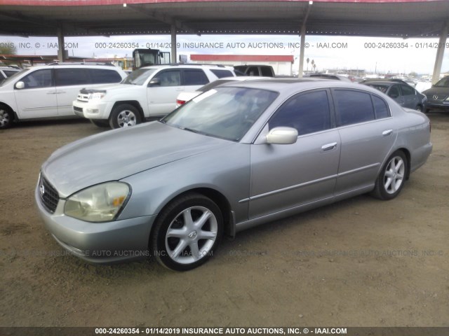 JNKBF01A22M005225 - 2002 INFINITI Q45 GRAY photo 2