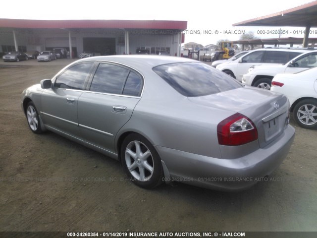 JNKBF01A22M005225 - 2002 INFINITI Q45 GRAY photo 3