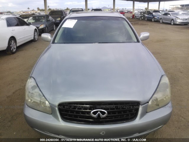 JNKBF01A22M005225 - 2002 INFINITI Q45 GRAY photo 6