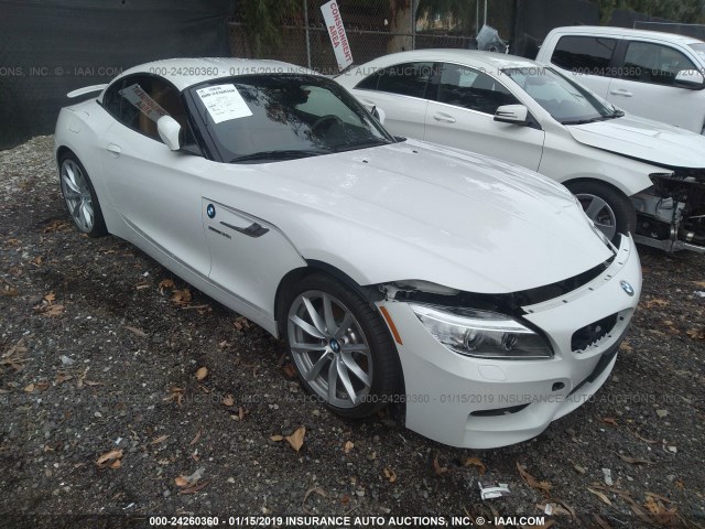 WBALM7C59EE386300 - 2014 BMW Z4 SDRIVE35I WHITE photo 1