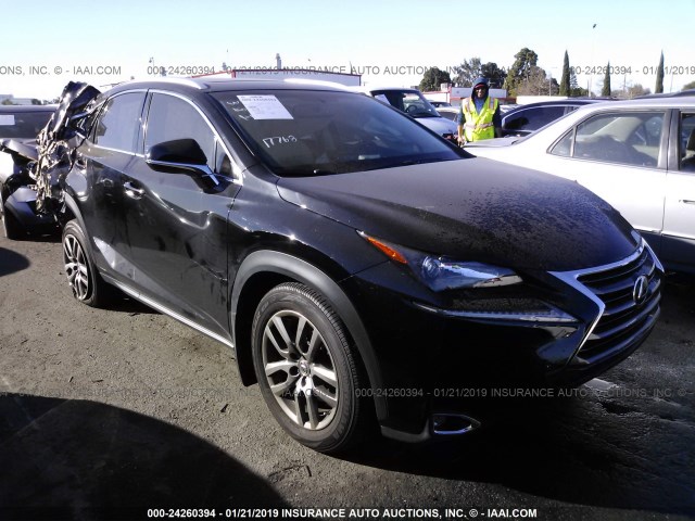 JTJYARBZ0F2020792 - 2015 LEXUS NX 200T BLACK photo 1