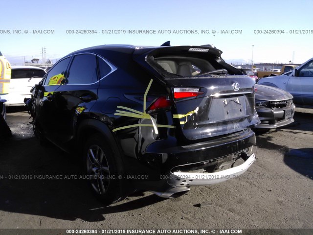 JTJYARBZ0F2020792 - 2015 LEXUS NX 200T BLACK photo 3