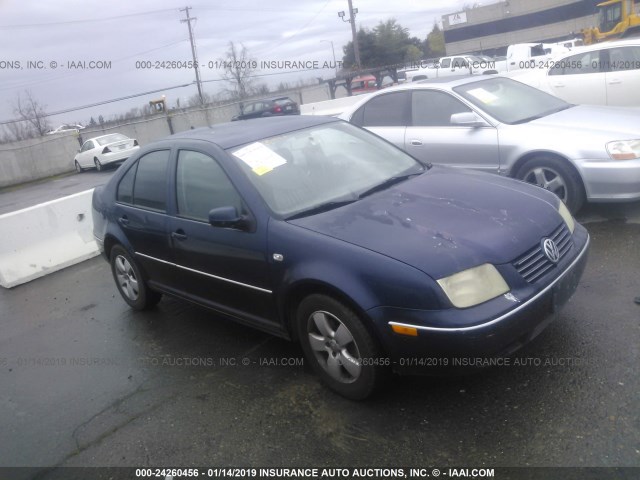 3VWSE69M34M113122 - 2004 VOLKSWAGEN JETTA GLS BLUE photo 1