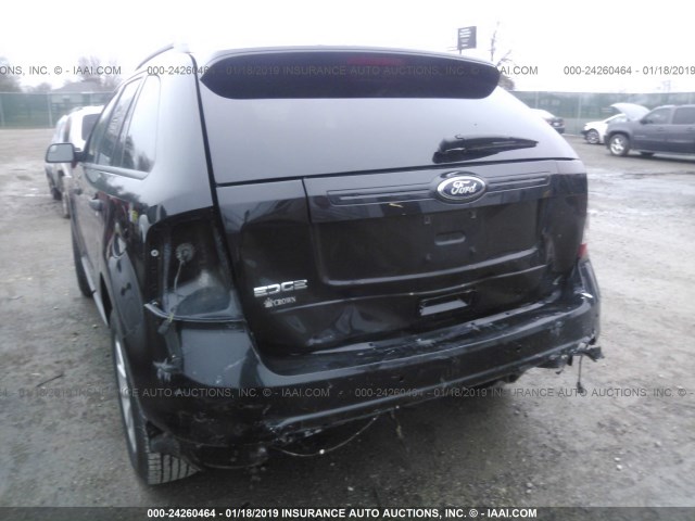 2FMDK3GC3EBA28924 - 2014 FORD EDGE SE BLACK photo 6