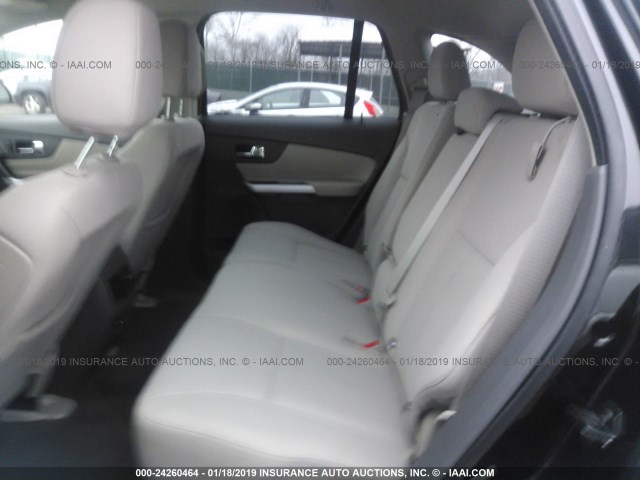 2FMDK3GC3EBA28924 - 2014 FORD EDGE SE BLACK photo 8