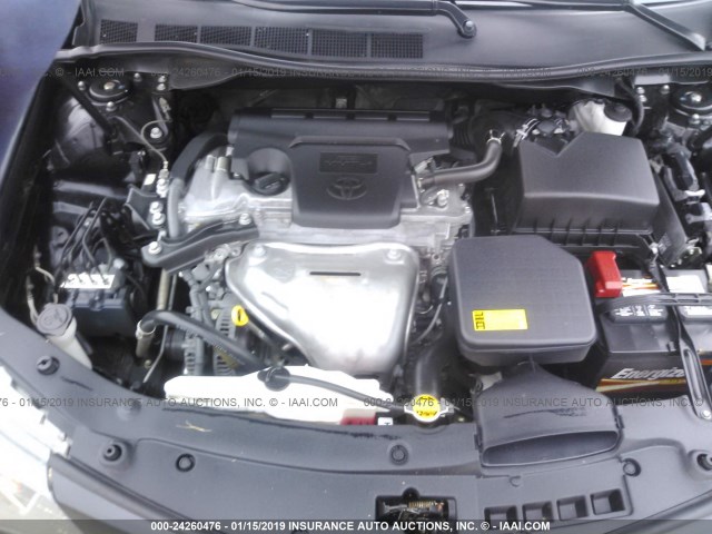 4T1BF1FKXCU110617 - 2012 TOYOTA CAMRY SE/LE/XLE 黑色 照片 10