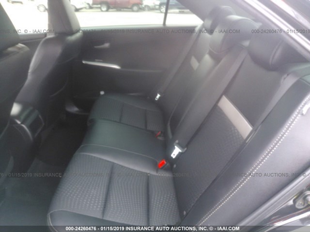 4T1BF1FKXCU110617 - 2012 TOYOTA CAMRY SE/LE/XLE 黑色 照片 8