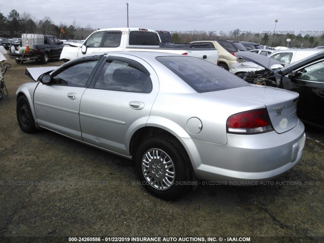 1C3EL46R62N317575 - 2002 CHRYSLER SEBRING LX SILVER photo 3