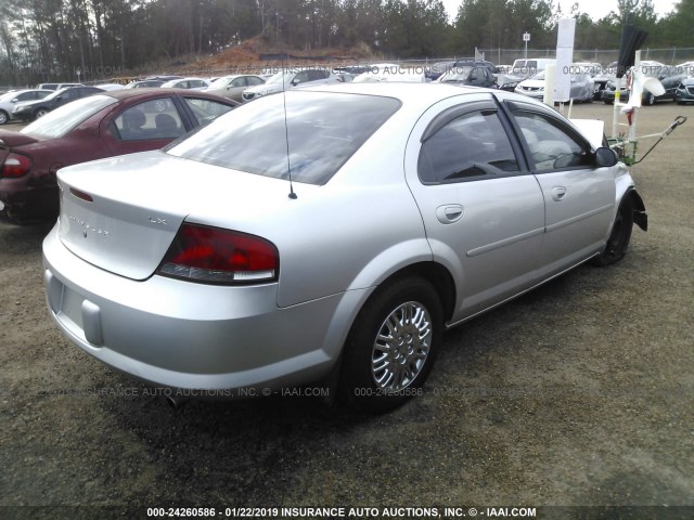 1C3EL46R62N317575 - 2002 CHRYSLER SEBRING LX SILVER photo 4