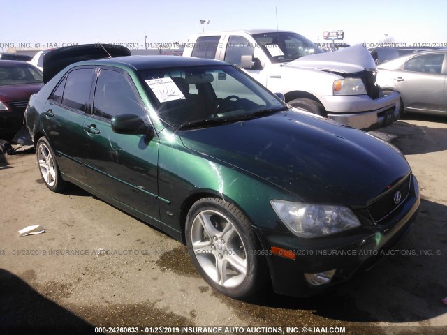 JTHBD192030070785 - 2003 LEXUS IS 300 GREEN photo 1