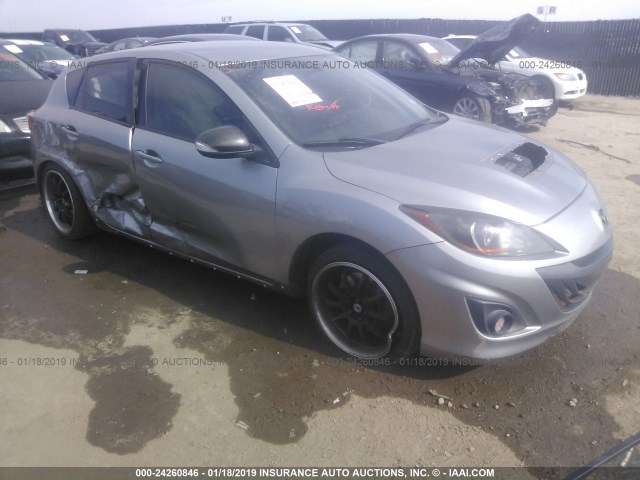 JM1BL1K34B1465309 - 2011 MAZDA SPEED 3 GRAY photo 1