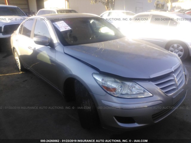 KMHGC46EX9U017034 - 2009 HYUNDAI GENESIS 3.8L GRAY photo 1