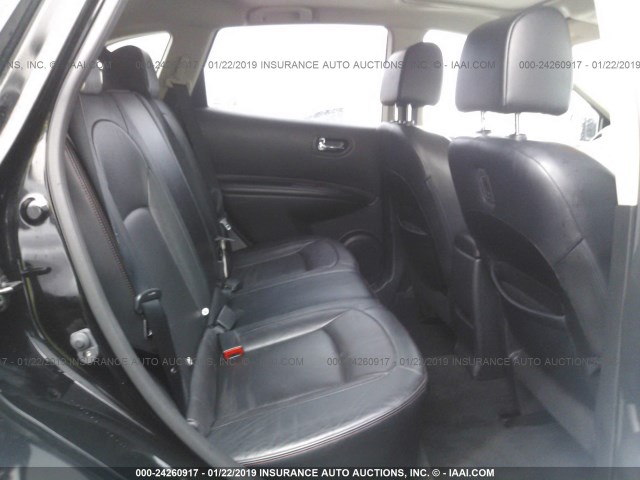 JN8AS5MVXDW106920 - 2013 NISSAN ROGUE S/SV BLACK photo 8