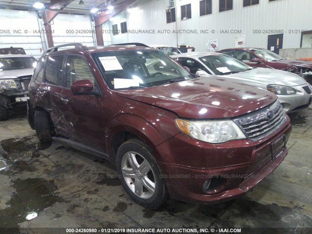 JF2SH64679H706756 - 2009 SUBARU FORESTER 2.5X LIMITED MAROON photo 1