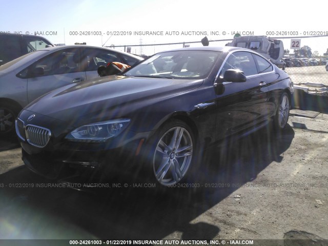 WBALX3C59CC528766 - 2012 BMW 650 I Dark Blue photo 2