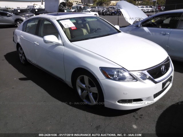 JTHBC96SX85013011 - 2008 LEXUS GS 450H WHITE photo 1