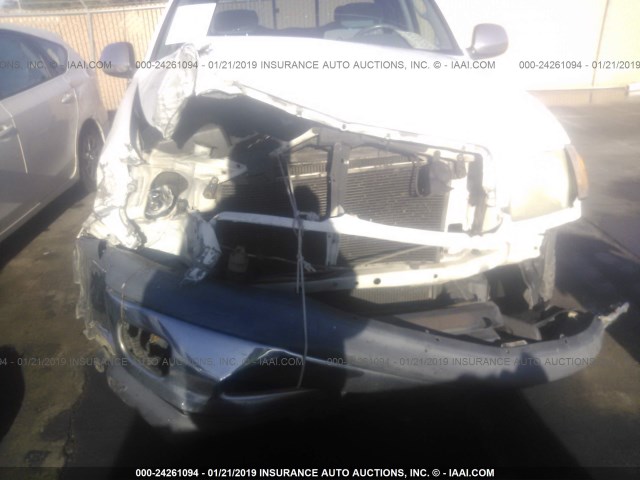 5TBRN34141S192057 - 2001 TOYOTA TUNDRA ACCESS CAB SR5 WHITE photo 6