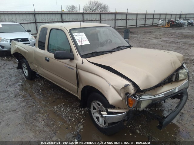 5TEVL52N53Z200928 - 2003 TOYOTA TACOMA XTRACAB TAN photo 1