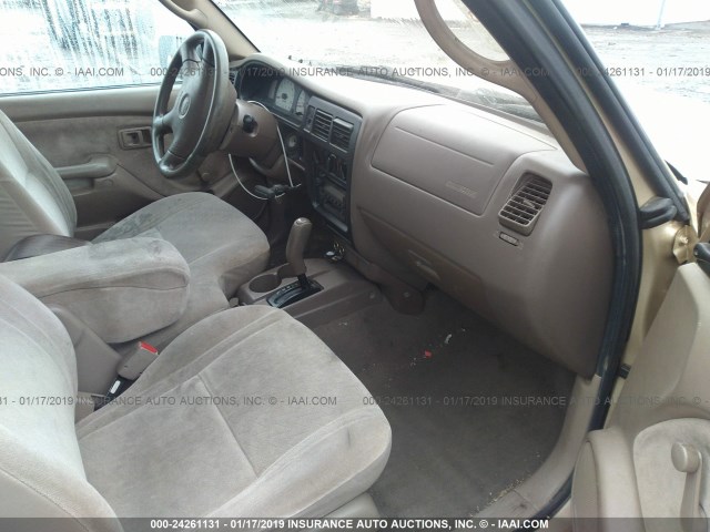 5TEVL52N53Z200928 - 2003 TOYOTA TACOMA XTRACAB TAN photo 5