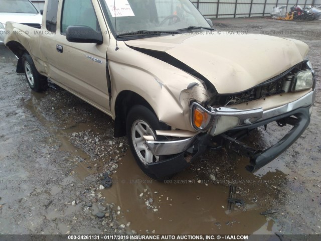 5TEVL52N53Z200928 - 2003 TOYOTA TACOMA XTRACAB TAN photo 6