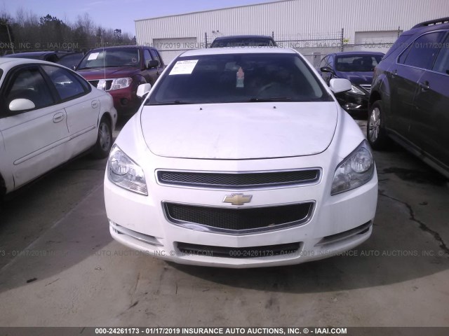 1G1ZC5E01CF365902 - 2012 CHEVROLET MALIBU 1LT WHITE photo 6