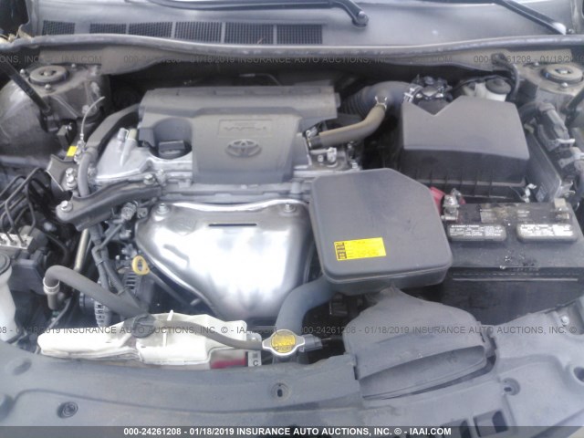 4T1BF1FK0EU469641 - 2014 TOYOTA CAMRY L/SE/LE/XLE 黑色 照片 10