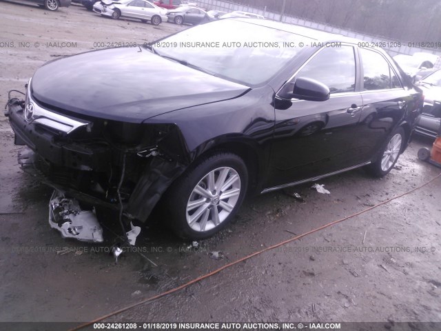 4T1BF1FK0EU469641 - 2014 TOYOTA CAMRY L/SE/LE/XLE 黑色 照片 2