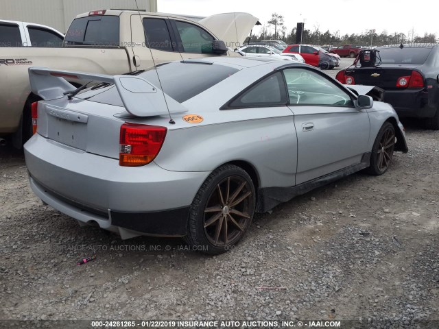 JTDDY32T520061818 - 2002 TOYOTA CELICA GT-S SILVER photo 4