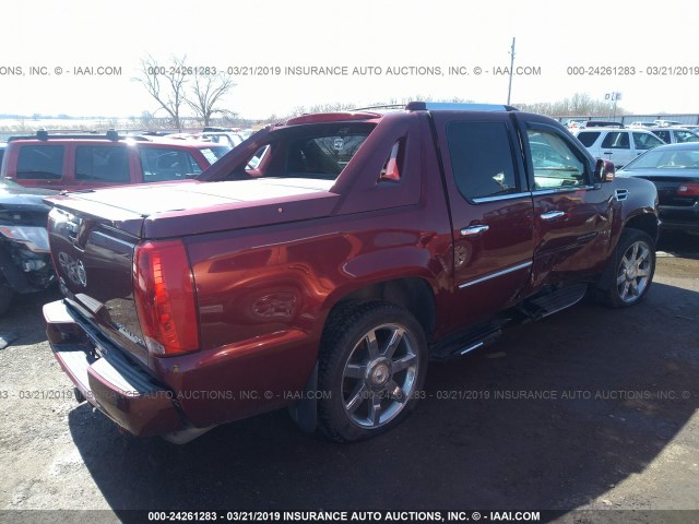 3GYFK62858G241886 - 2008 CADILLAC ESCALADE EXT MAROON photo 4