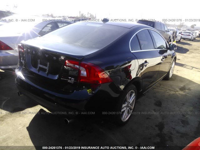 YV1612FH0D1222189 - 2013 VOLVO S60 T5 BLACK photo 4