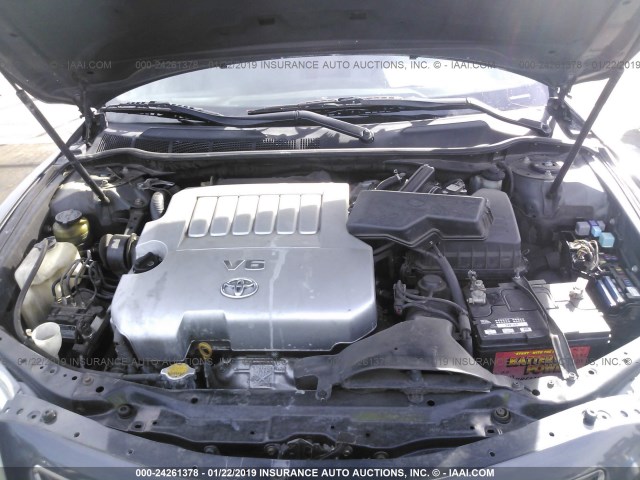 4T1BK46K67U555410 - 2007 TOYOTA CAMRY NEW GENERAT LE/XLE/SE GRAY photo 10