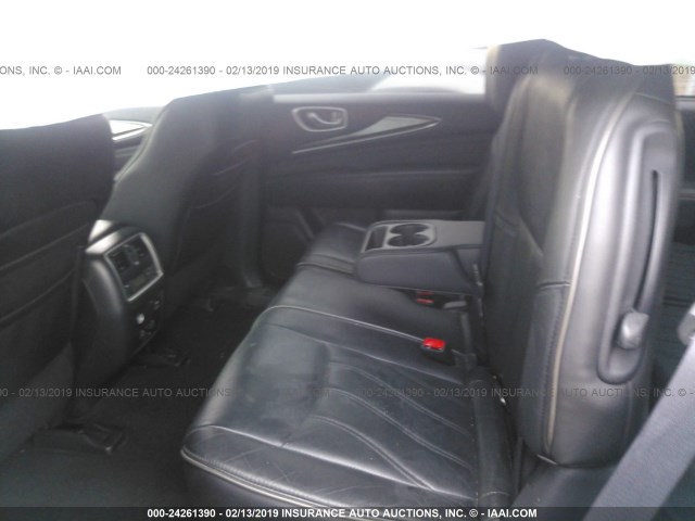 5N1AL0MM8DC310793 - 2013 INFINITI JX35 GRAY photo 8