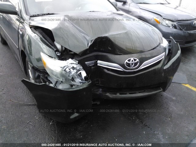 4T1BB3EK9BU137105 - 2011 TOYOTA CAMRY HYBRID GREEN photo 6