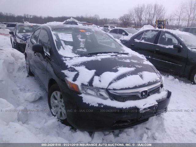 19XFB2F58CE102046 - 2012 HONDA CIVIC LX 黑色 照片 1