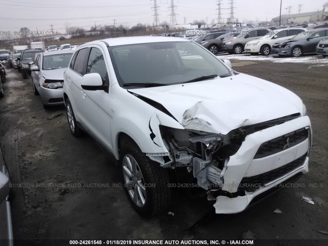 4A4AP4AU8FE015990 - 2015 MITSUBISHI OUTLANDER SPORT SE/GT WHITE photo 1