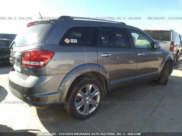 3C4PDCDG0CT290730 - 2012 DODGE JOURNEY CREW GRAY photo 4