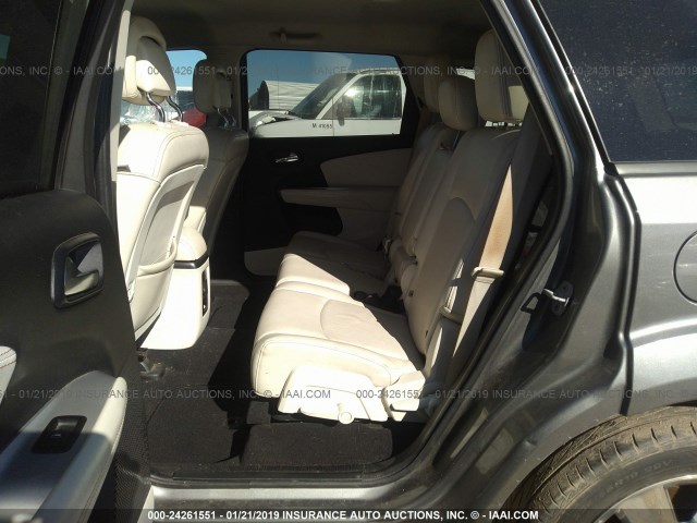 3C4PDCDG0CT290730 - 2012 DODGE JOURNEY CREW GRAY photo 8