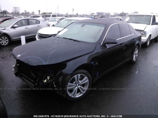 WBANV1C55AC444282 - 2010 BMW 528 XI BLACK photo 2