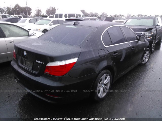 WBANV1C55AC444282 - 2010 BMW 528 XI BLACK photo 4