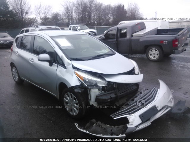 3N1CE2CPXEL364183 - 2014 NISSAN VERSA NOTE S/S PLUS/SV/SL SILVER photo 1