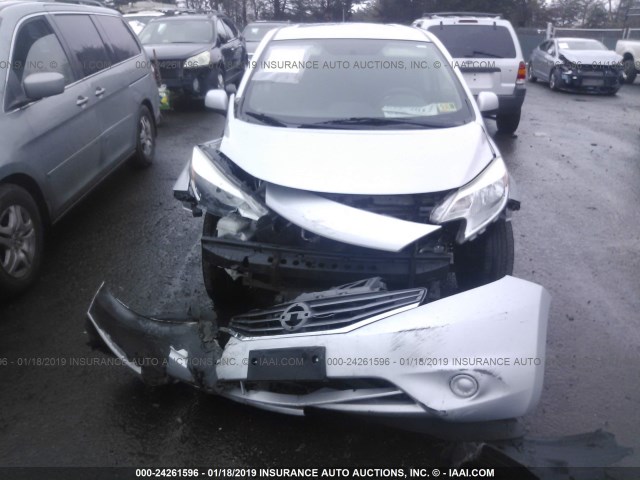 3N1CE2CPXEL364183 - 2014 NISSAN VERSA NOTE S/S PLUS/SV/SL SILVER photo 6