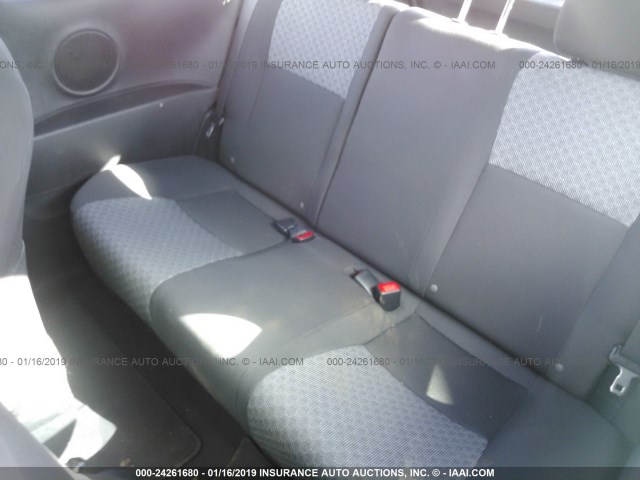 VNKJTUD31FA052822 - 2015 TOYOTA YARIS GRAY photo 8