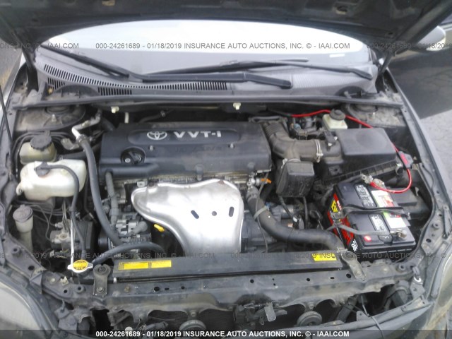 JTKDE167980232761 - 2008 TOYOTA SCION TC შავი ფოტო 10