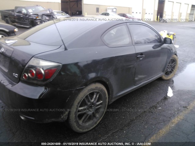 JTKDE167980232761 - 2008 TOYOTA SCION TC შავი ფოტო 4